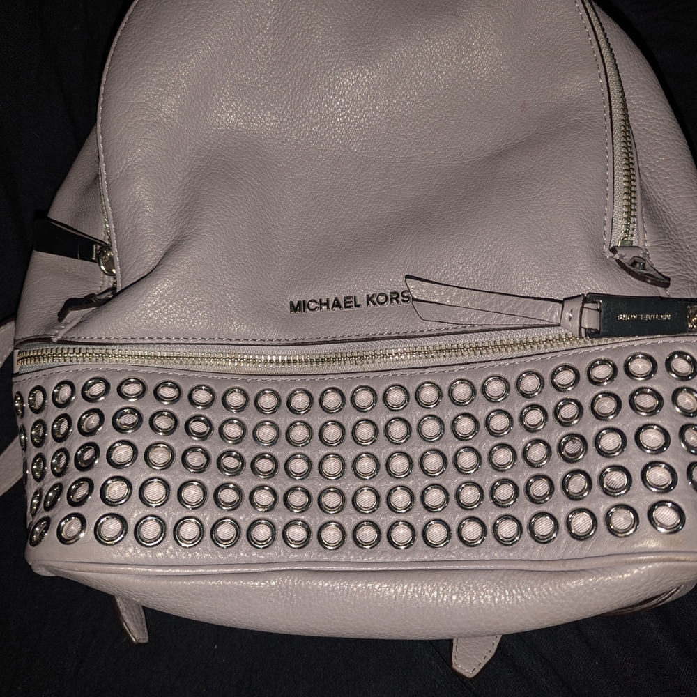 Michael Kors Pink Studded Backpack - image 3